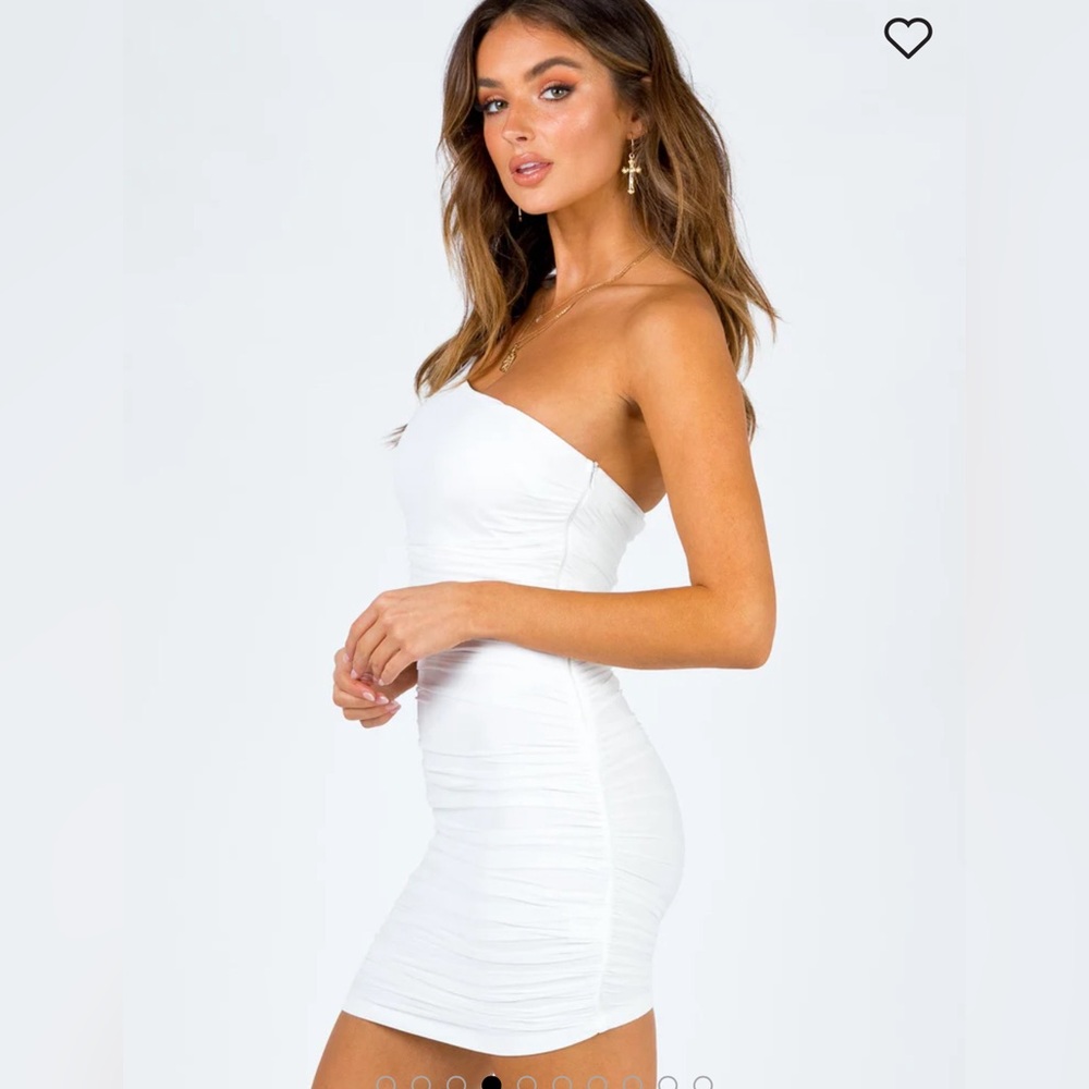 Princess Polly White Jocasta Mini Dress - Picture 2 of 12